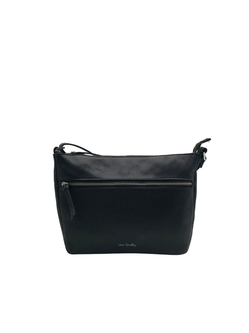 Vera Bradley Black Pebbled Leather Crossbody Bag
